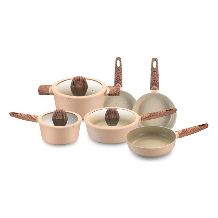 SET DE OLLAS EN MÁRMOL DE 9 PIEZAS PARÍS