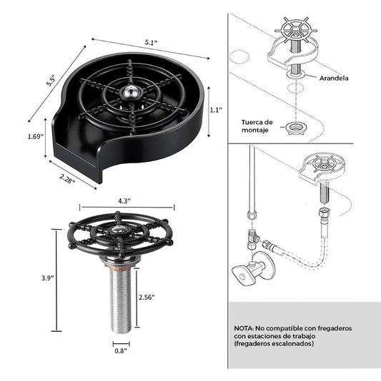 LAVADORA DE VASOS AUTOMÁTICO