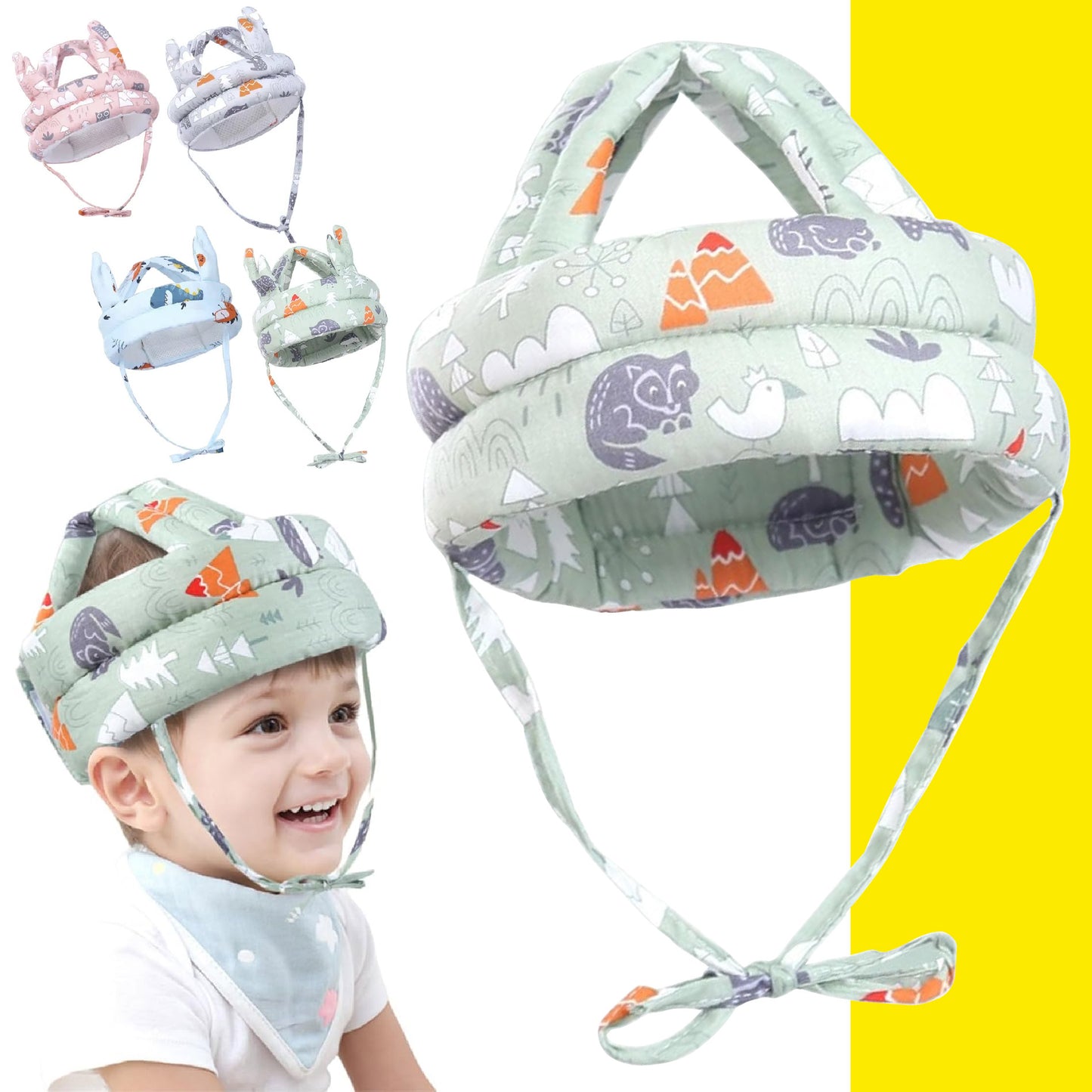 GORRO PROTECTOR DE CABEZA PARA BEBÉS